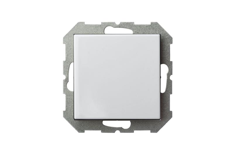 Выключатель одноклавишный с подсветкой Liregus Epsilon 28-005