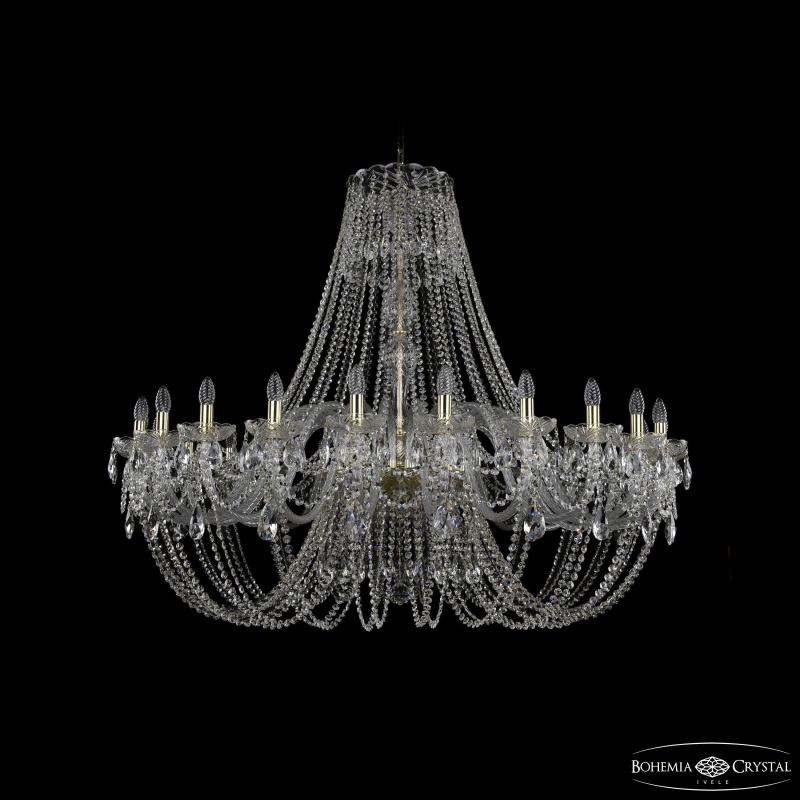 Подвесная люстра Bohemia Ivele Crystal 1406/24/530 G