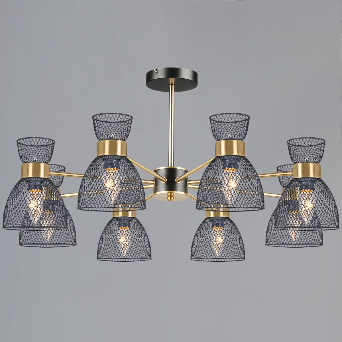 Люстра на штанге Reluce 39760-0.3-08 COP+BK