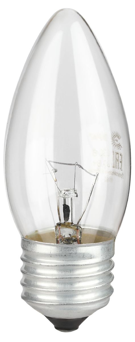 Лампа накаливания Эра B-60-E27-230-CL свечка Б0066524