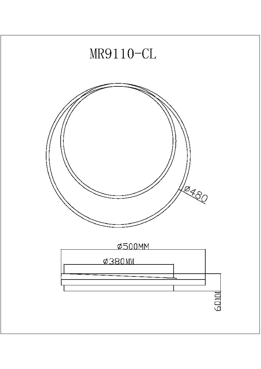Потолочный светильник Myfar Cressida MR9110-CL
