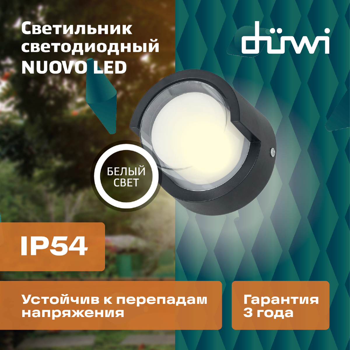 Уличный настенный светильник Duwi Nuovo LED 24785 6