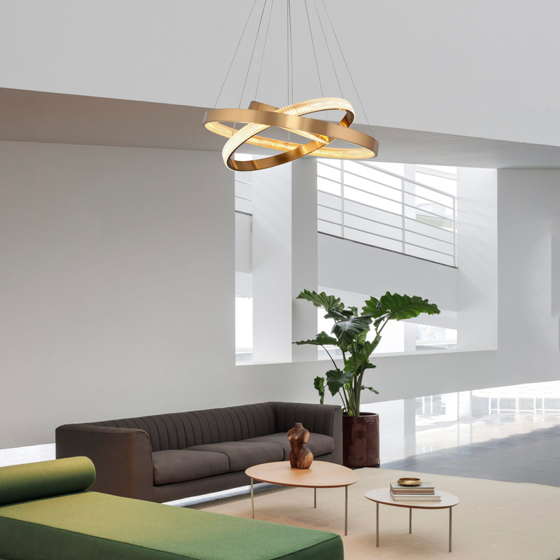 Подвесная люстра Eurosvet Posh 90276/3 медный Smart