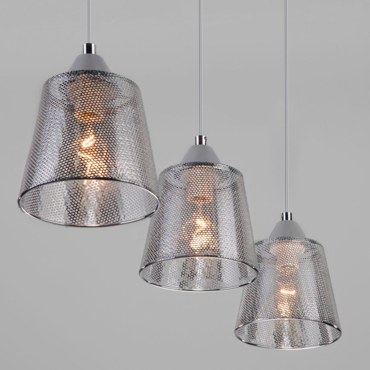 Подвесной светильник Eurosvet Ollie 50016/3 хром