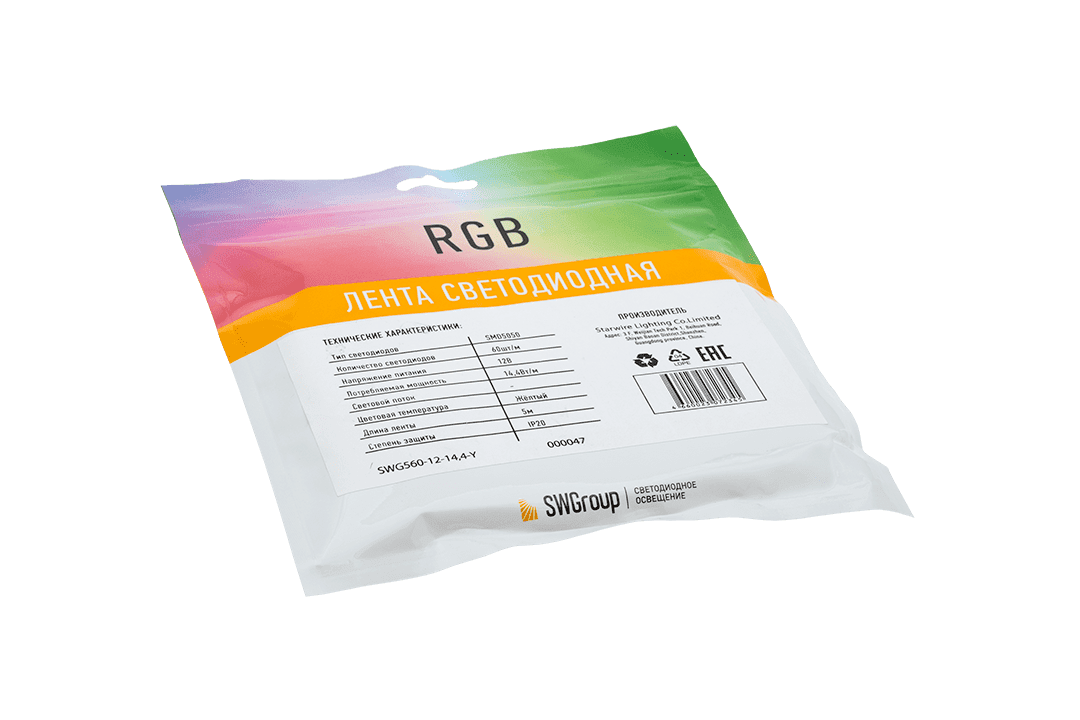 Светодиодная лента SWG SWG560-12-14.4-RGB 000018