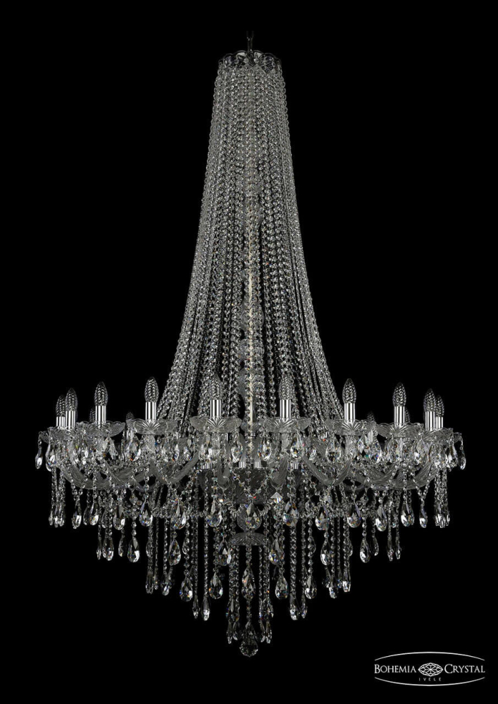 Подвесная люстра Bohemia Ivele 1415/20/400/h-173/Ni