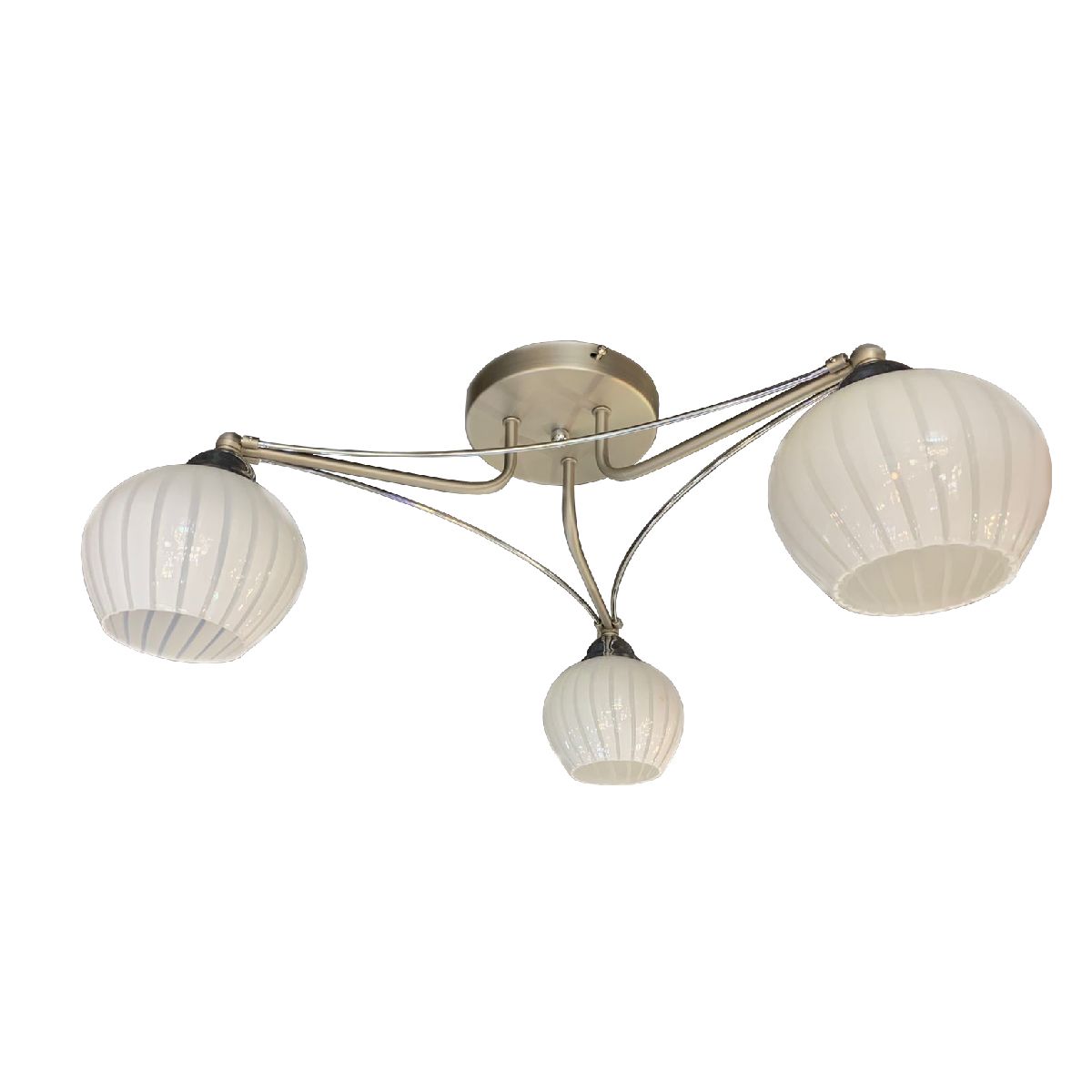 Потолочная люстра Elvan LU-37850/3-E14-Si+Wh
