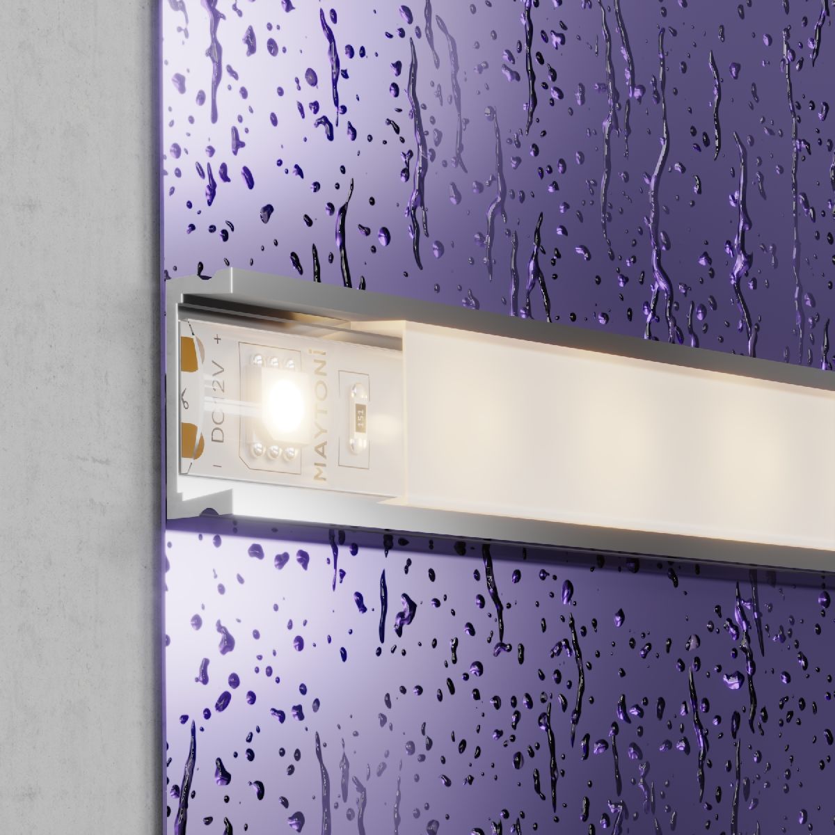 Светодиодная лента Maytoni Technical 12В 5050 14,4Вт/м 3000K IP65 10131