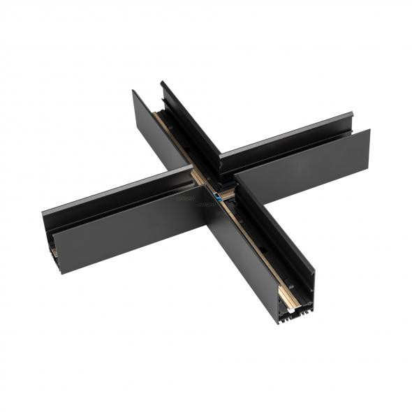 Коннектор Х-образный Arlight MAG-TRACK BLACK 026931