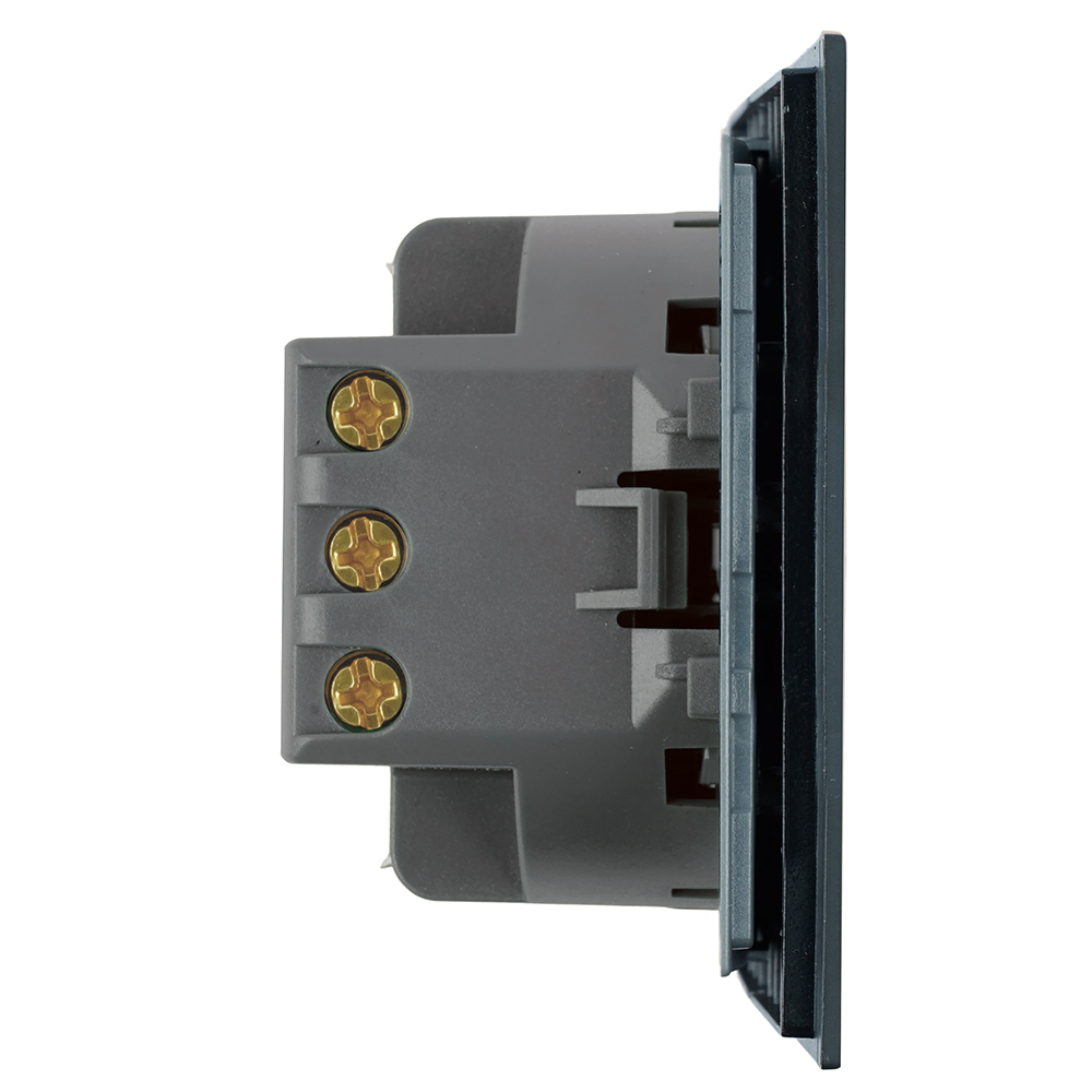 Переключатель перекрестный 1-клавишный (механизм) Stekker Мия 250В 10А RSW10-3110-05 черный бархат 50571