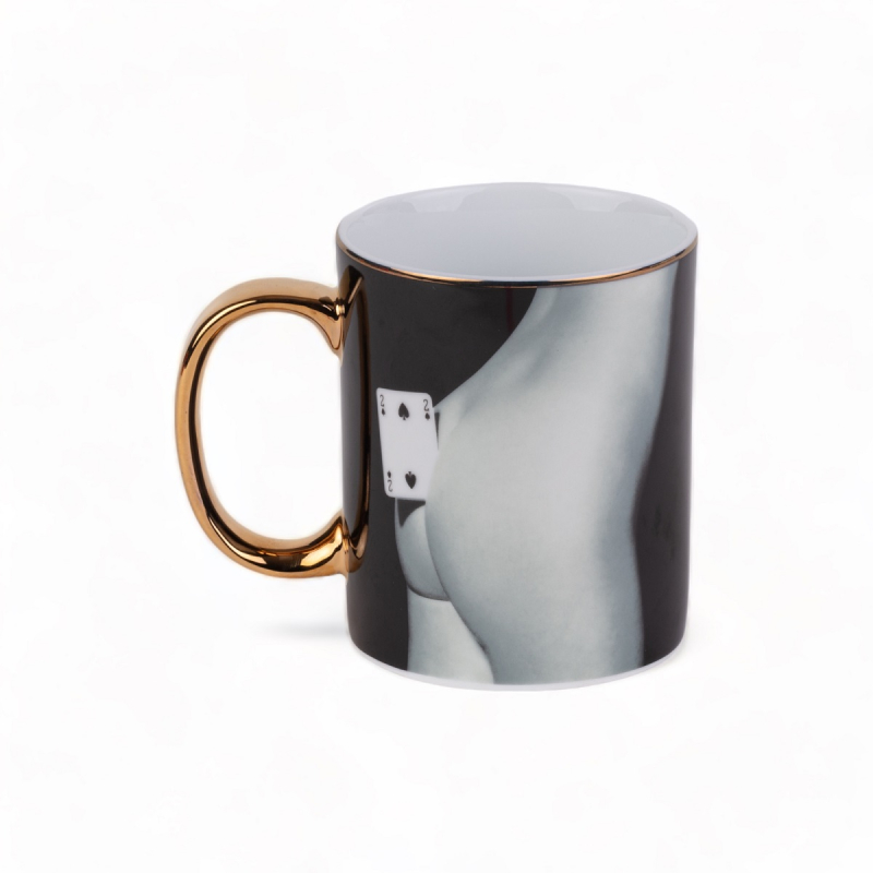 Кружка Seletti Two of Spades Toiletpaper Mug 17222