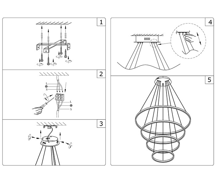Подвесной светильник Kink Light ТОР 08204,01(4000K)