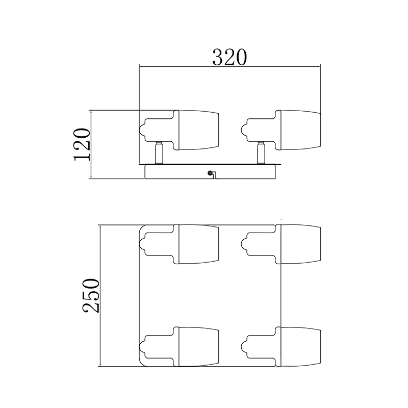 Светодиодный потолочный светильник Zumaline POSO CK180612-4