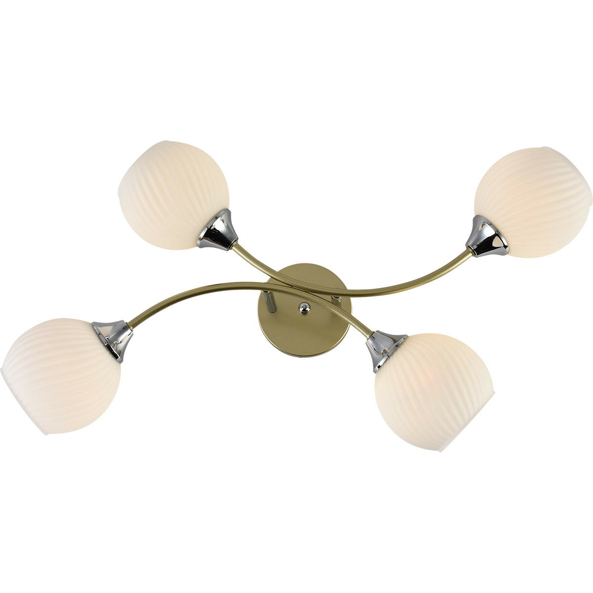 Люстра на штанге Reluce 01353-0.3-04 GOLD+CR