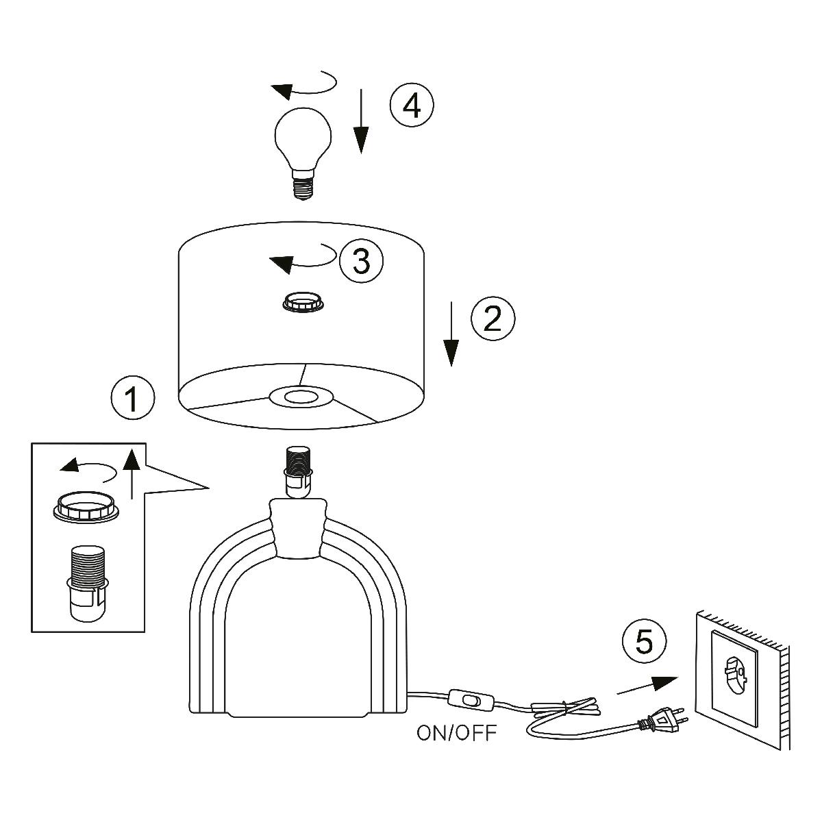 Настольная лампа Rivoli Bella 7068-501 Б0057263