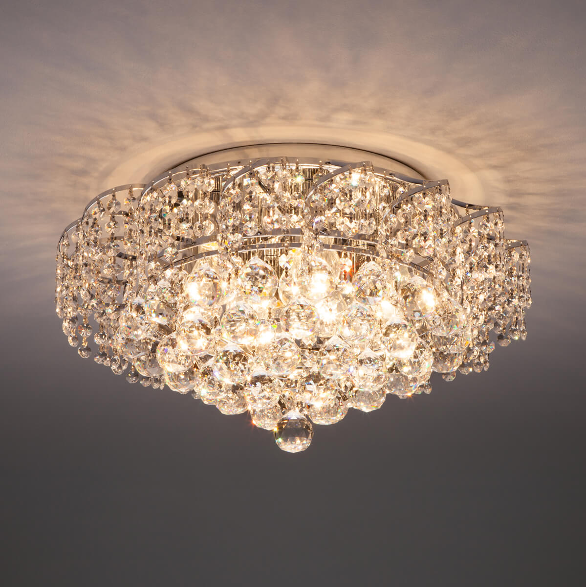 Потолочная люстра Eurosvet Шарм 16017/9 хром Strotskis