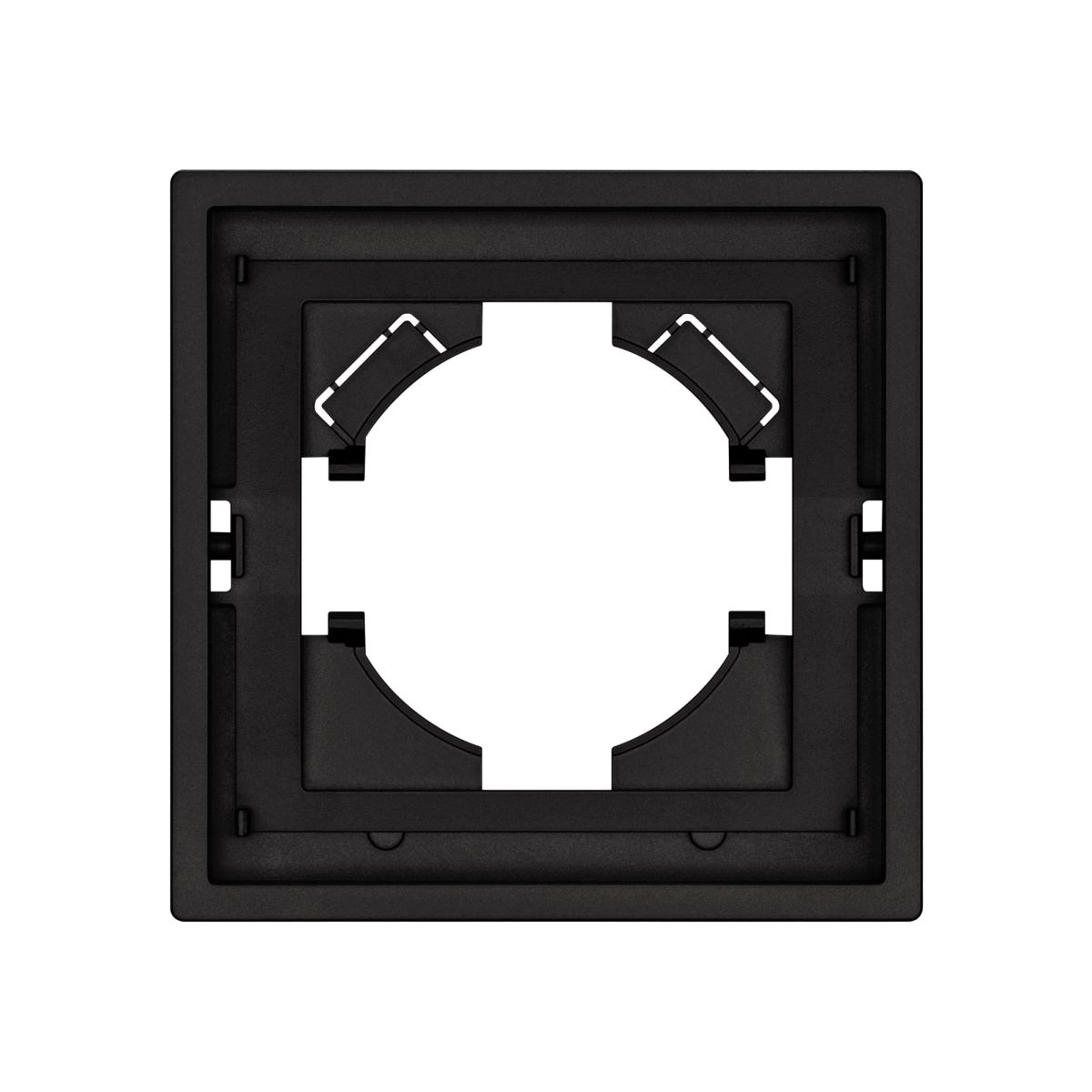 Рамка пластиковая на 1 пост Arlight FRM-TENDO-SFPL-1-BK 054642