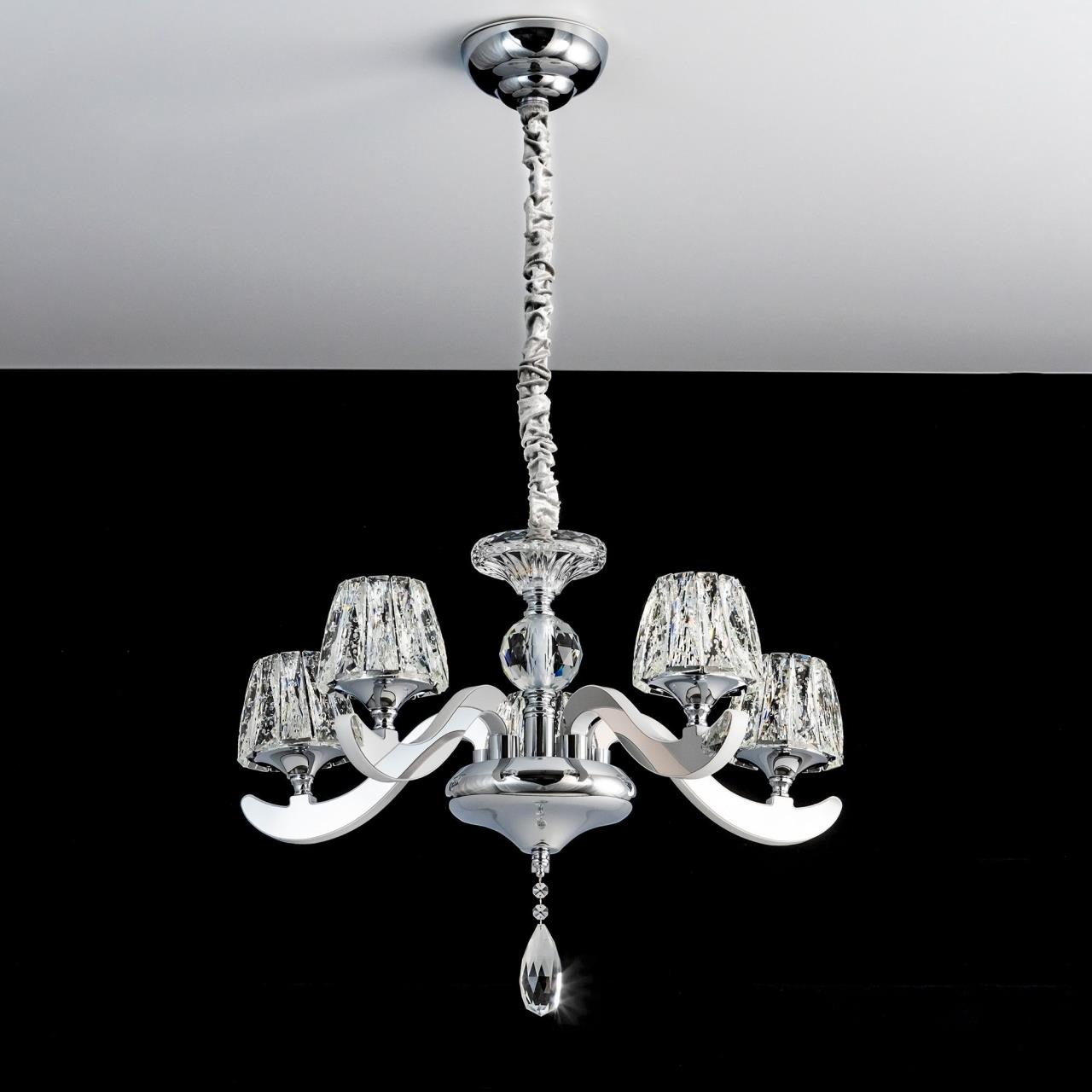 Подвесная светодиодная люстра Citilux Montserrat EL338P05 в Москве