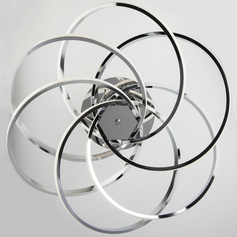 Потолочная люстра Eurosvet Energy 90044/6 хром