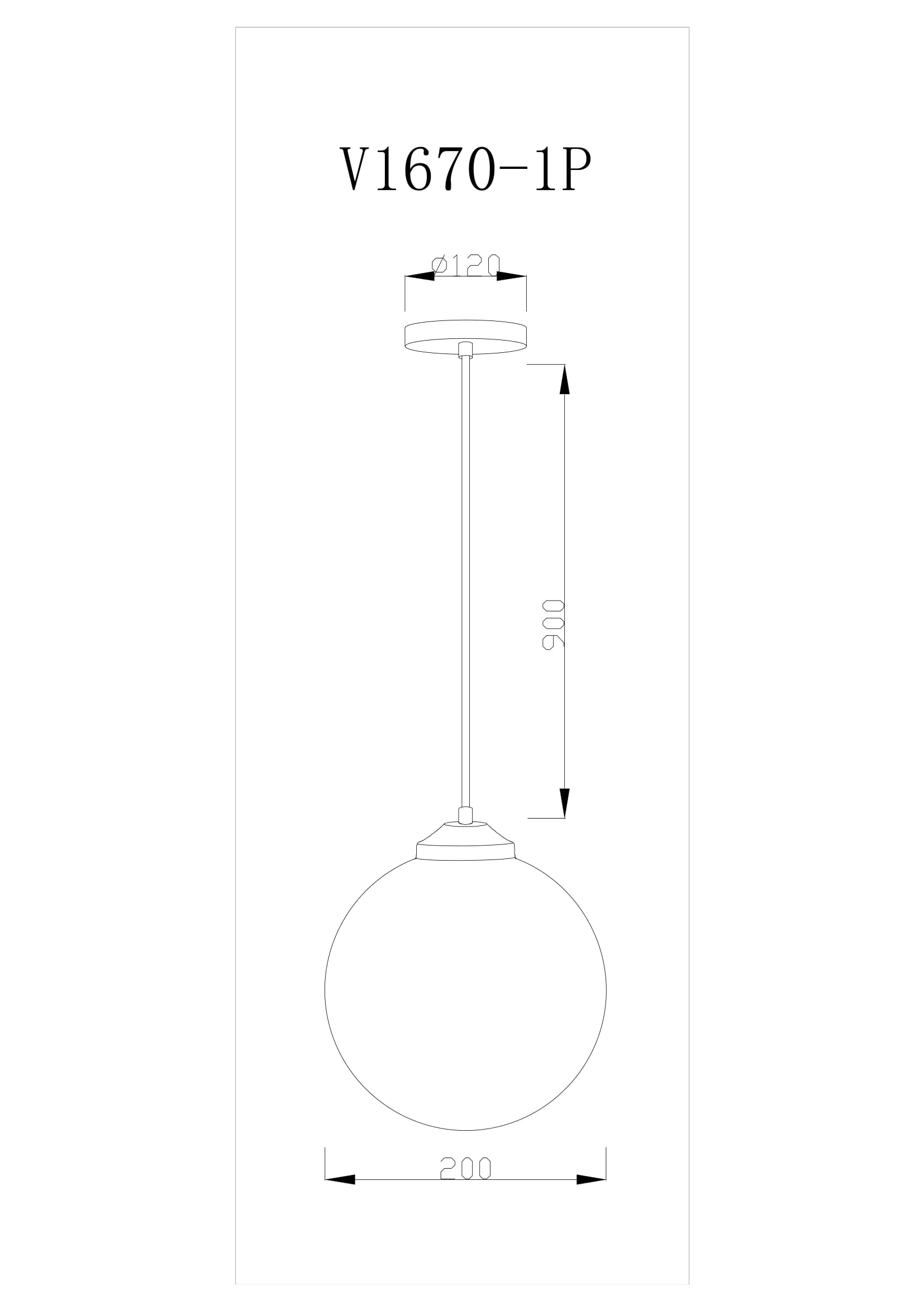 Подвесной светильник Moderli Graphic V1670-1P в Москве