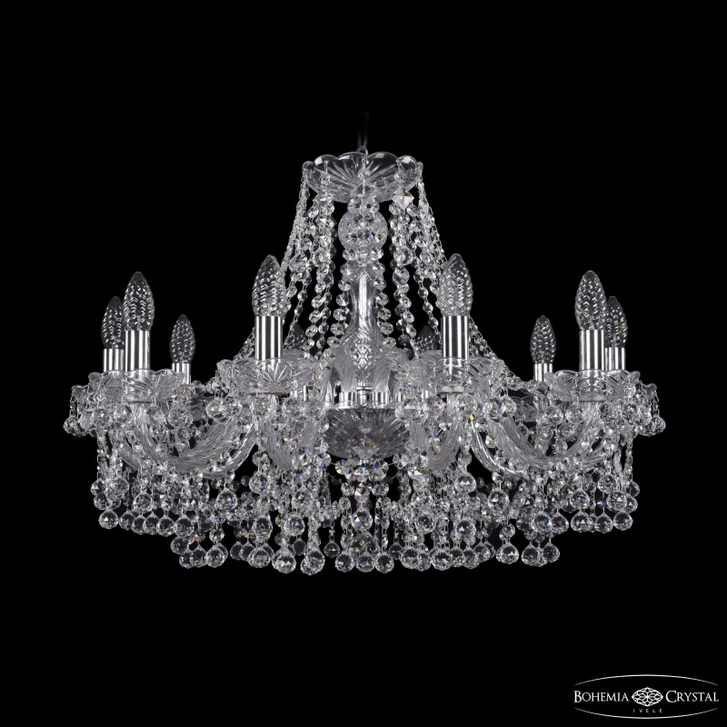 Подвесная люстра Bohemia Ivele Crystal 1409/10/240 Ni
