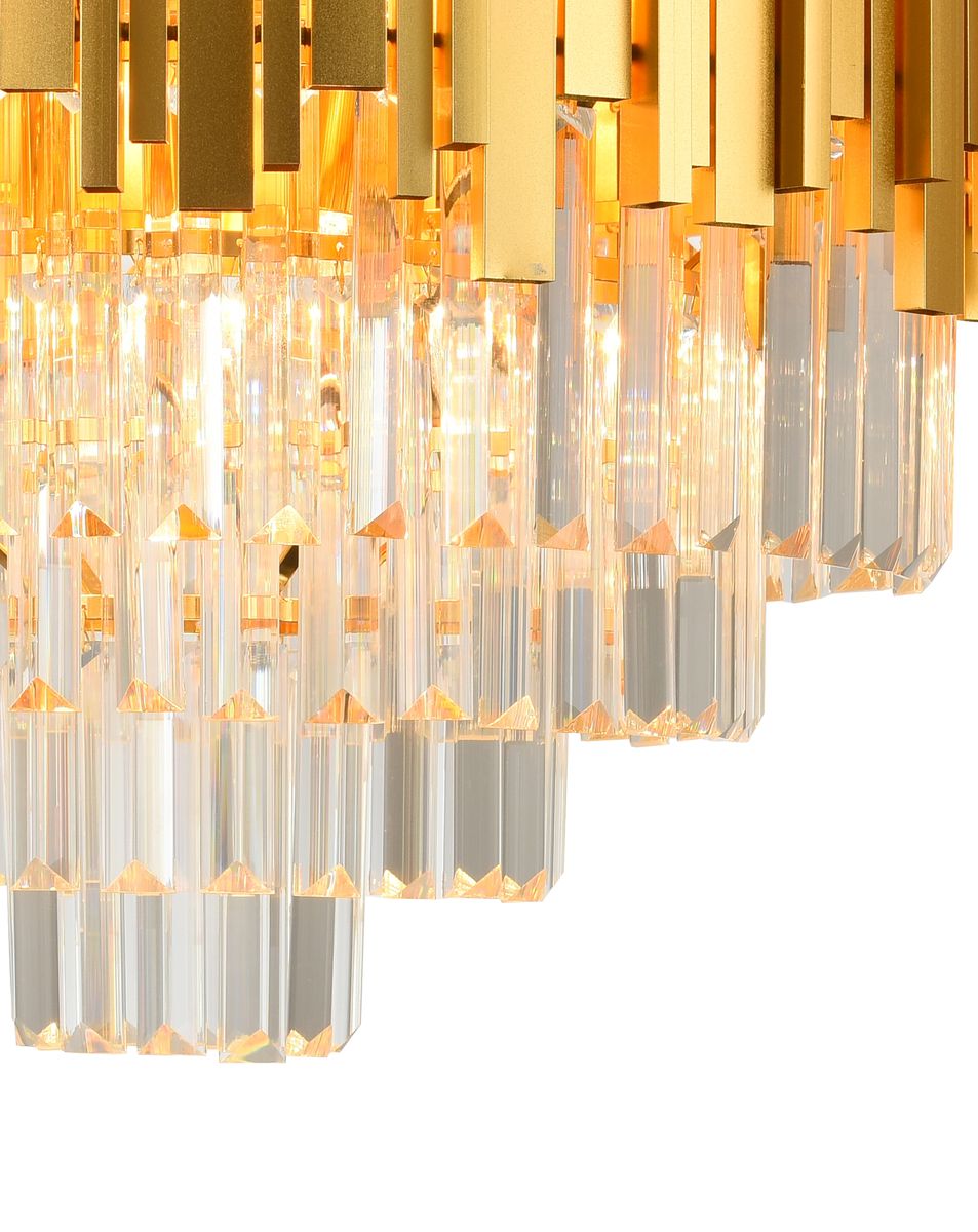 Подвесная люстра Natali Kovaltseva VERTIGO 81440/8C GOLD