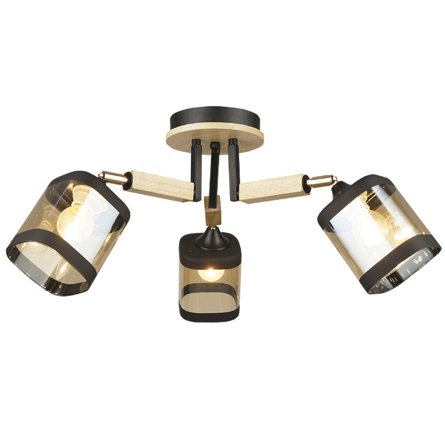 Потолочная люстра Wedo Light Kaleri WD3506/3C-BK-AM