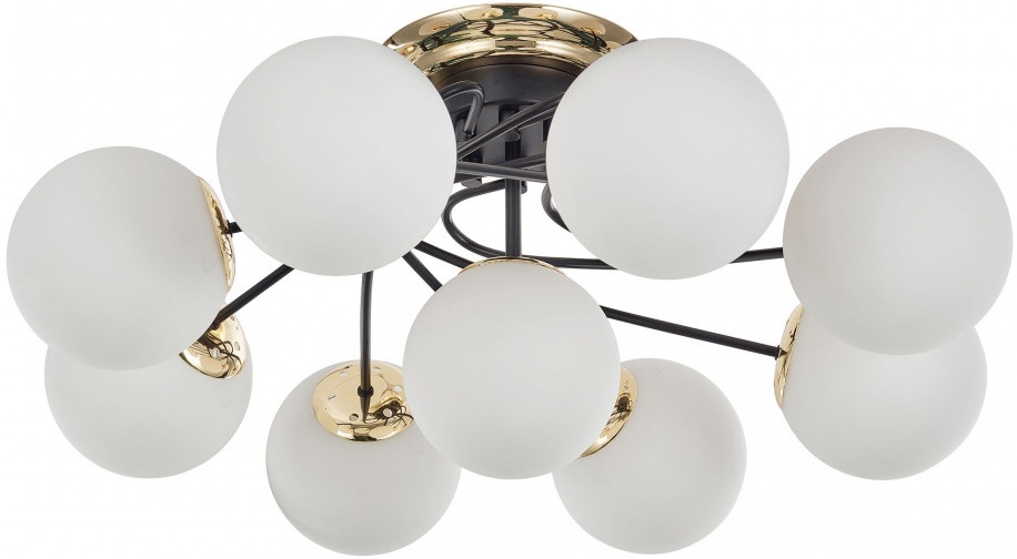 Потолочная люстра Arte Milano 276408/8+1 BK/GD