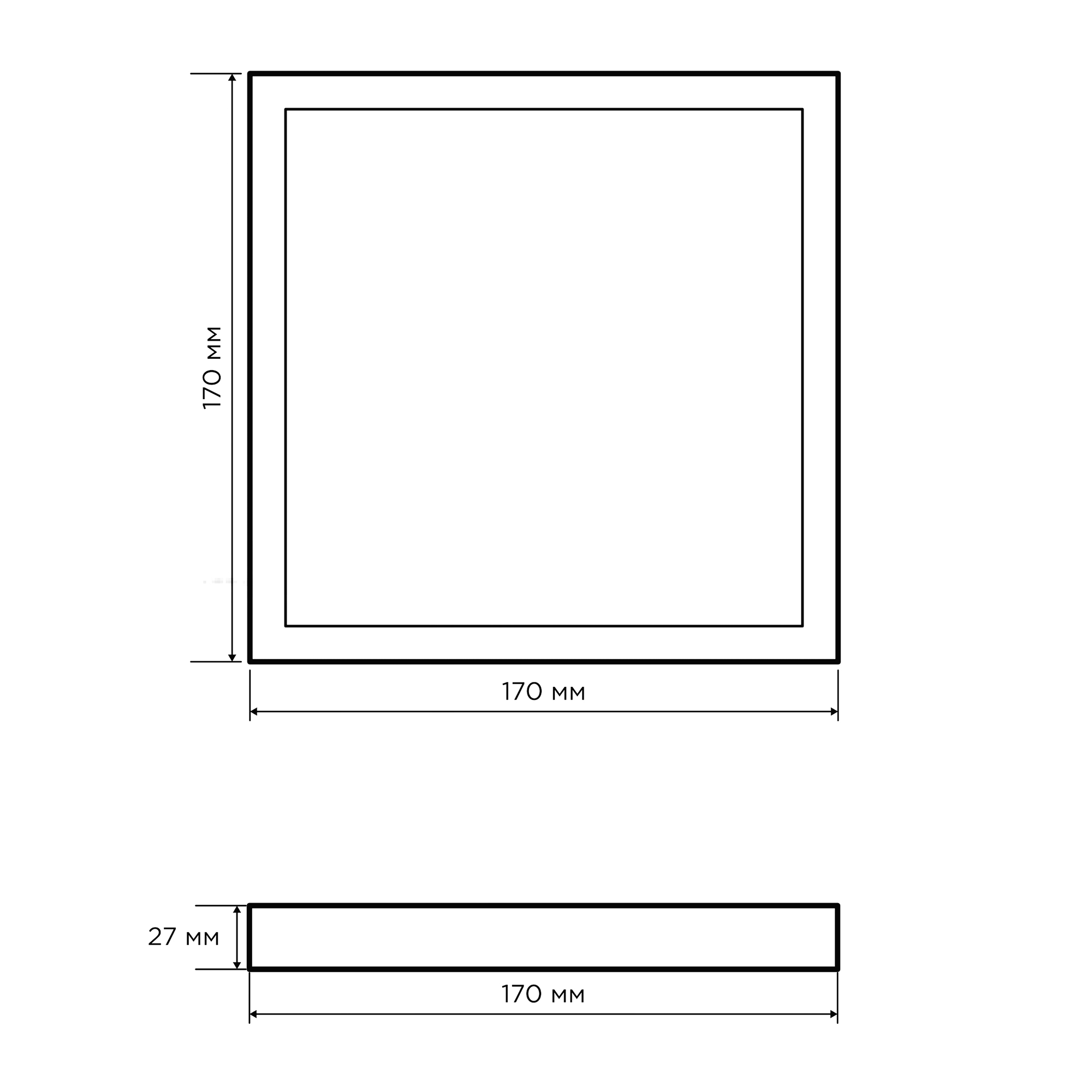 Накладная светодиодная панель Apeyron 06-47