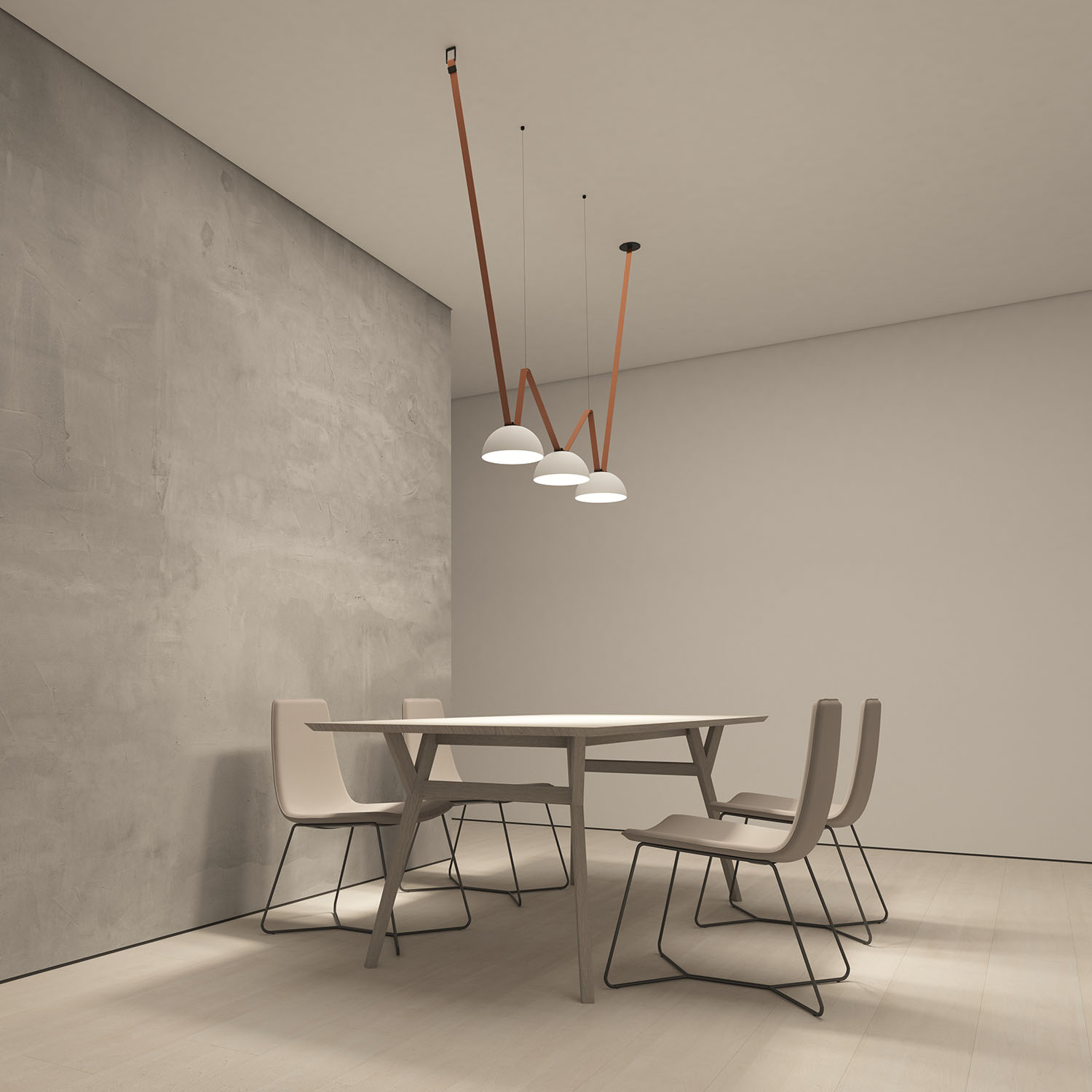 Трековый однофазный светильник Denkirs Belty flow DK5560-WH+BK