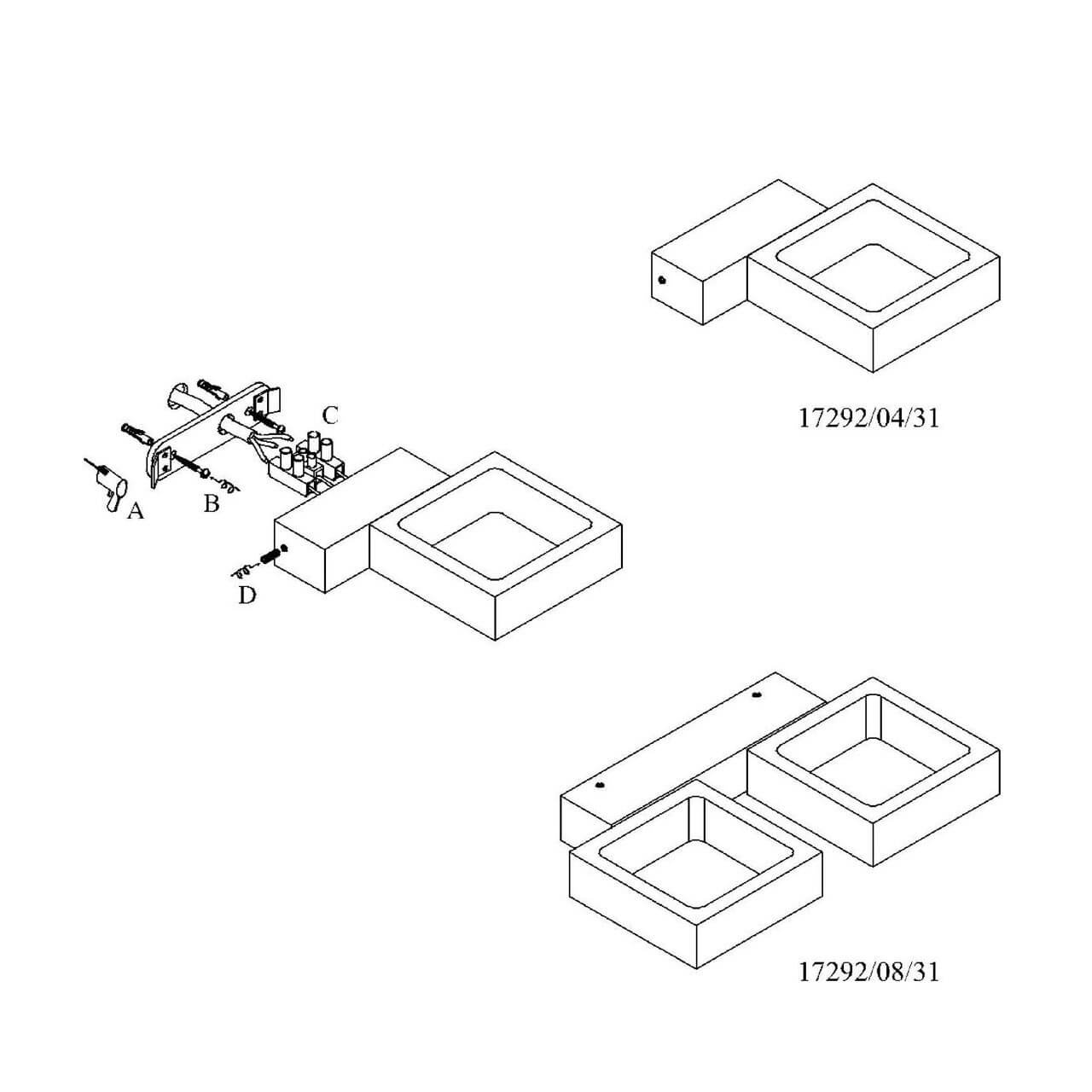 Настенный светодиодный светильник Lucide Ixx 17292/08/31