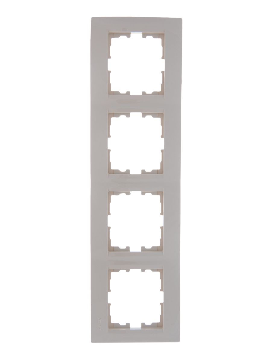 Рамка 4-местная горизонтальная Lezard Karina 707-0300-149