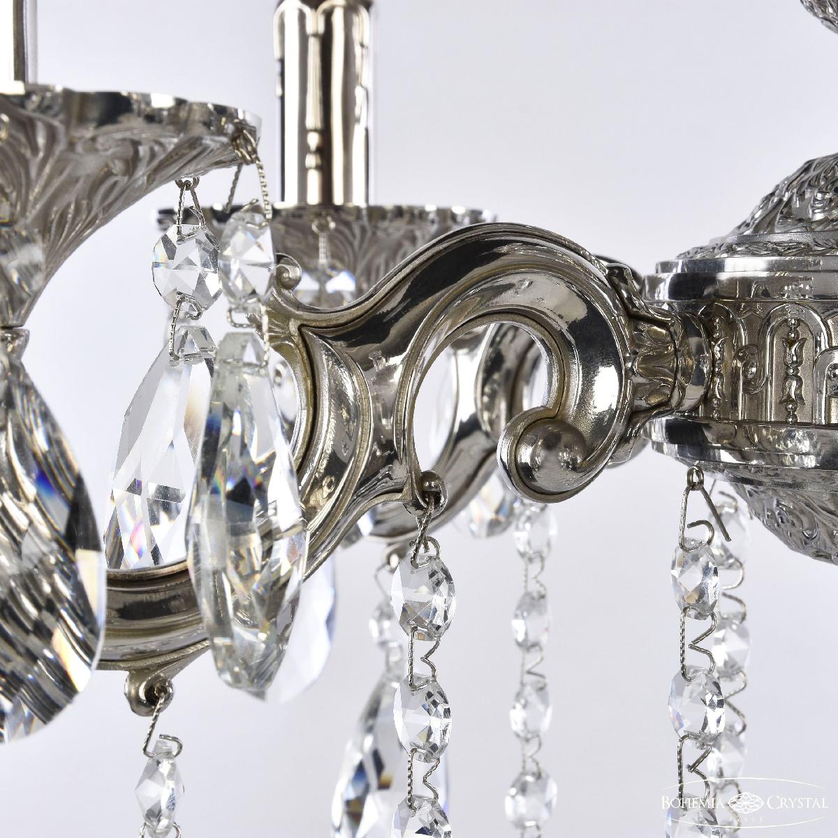 Подвесная люстра Bohemia Ivele Crystal Verona 72101/5/125 B Ni