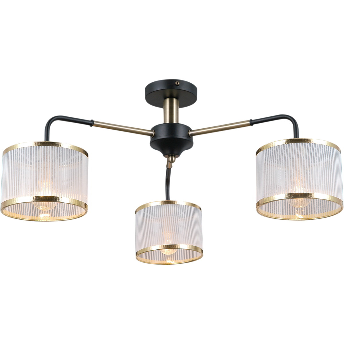 Люстра на штанге Illumico IL0337-3CSQ-79 BK AB