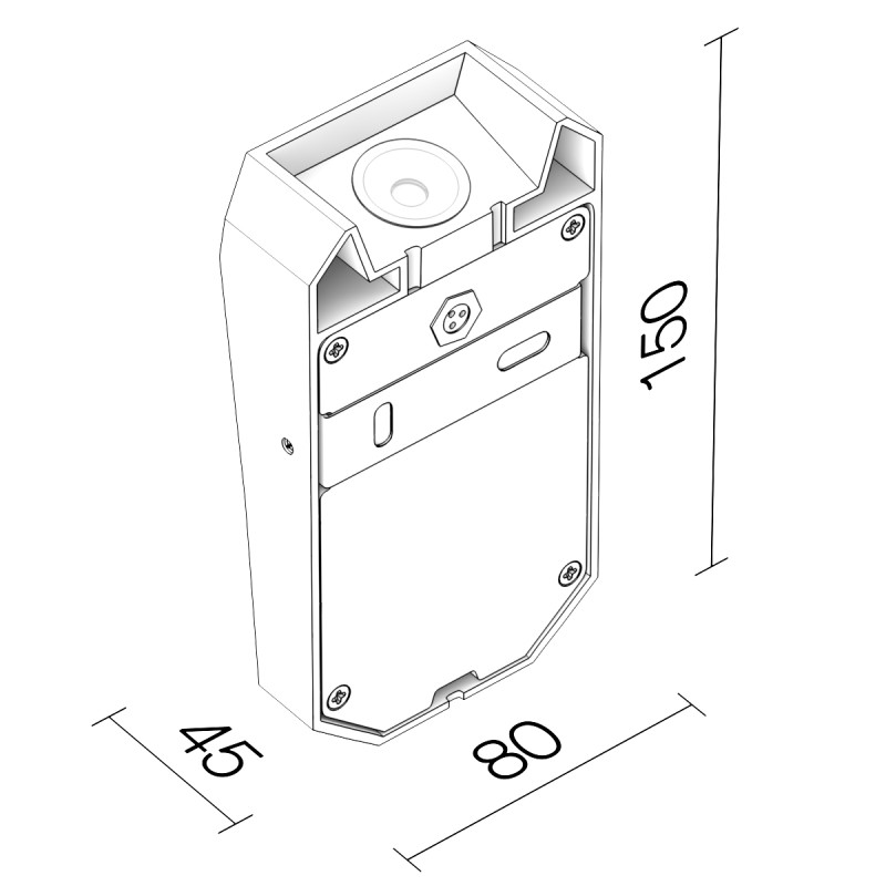 Бра LeDron WWF1206-White IP65 00000013672