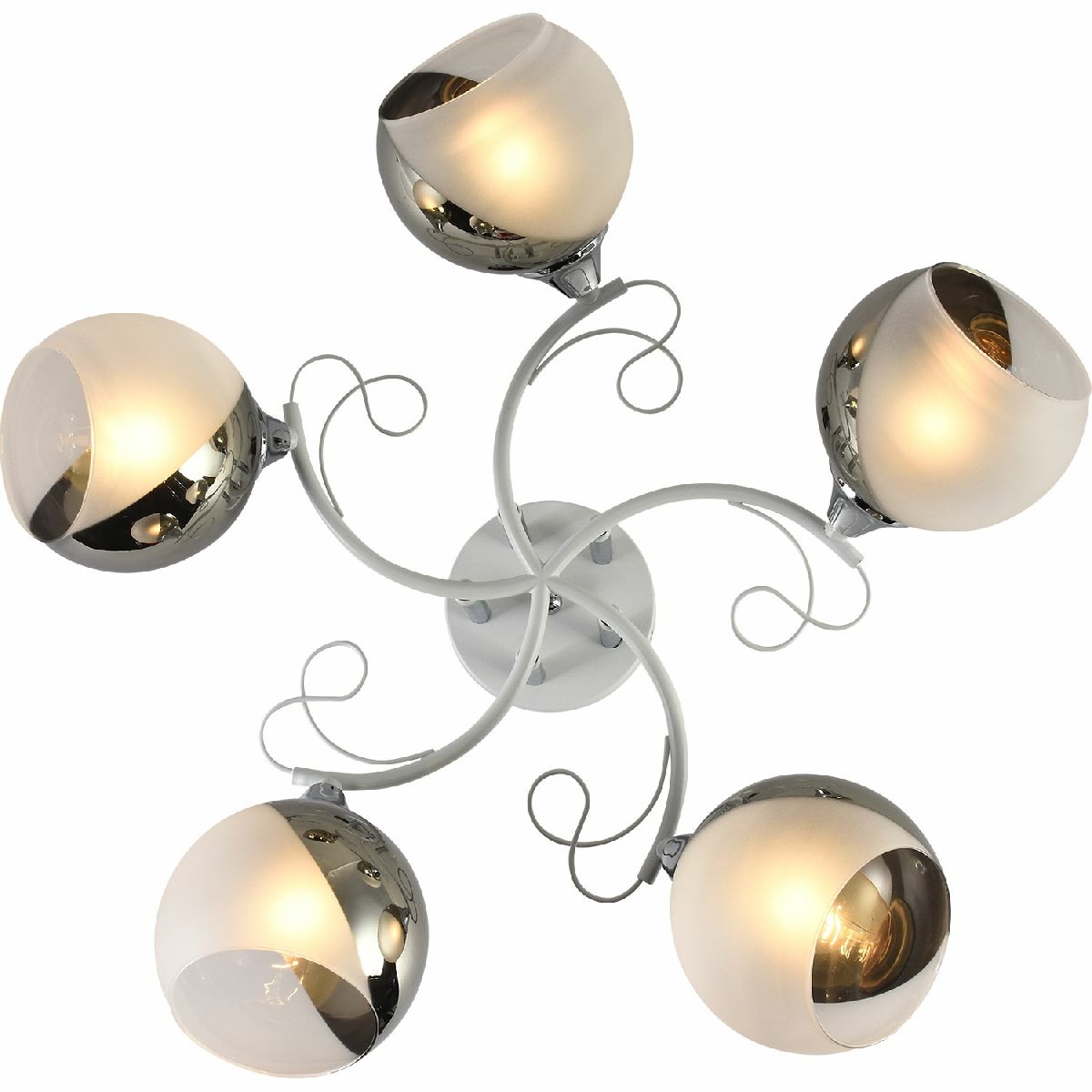 Потолочная люстра Reluce 01389-0.3-05 WH+CR