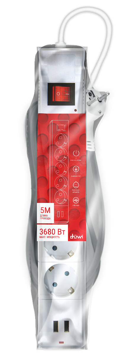 Удлинитель Duwi 32079 1