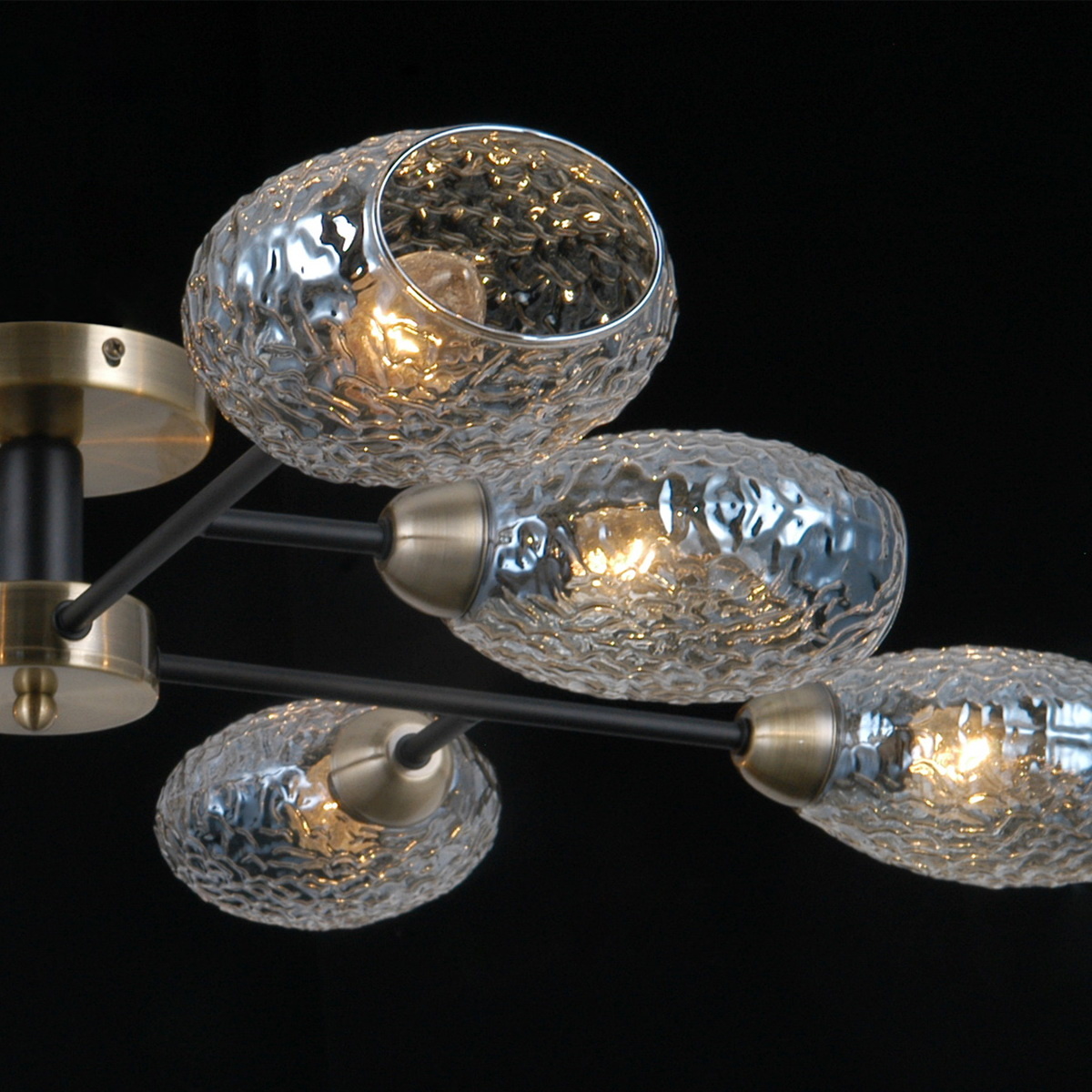 Люстра на штанге Illumico IL0285-8CSQ-79 BK AB