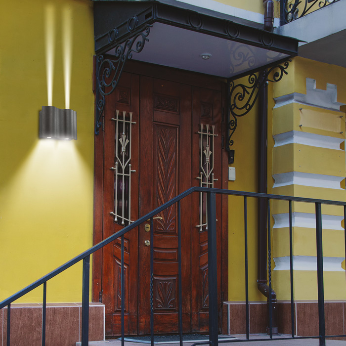 Уличный настенный светодиодный светильник Novotech Kaimas 357416