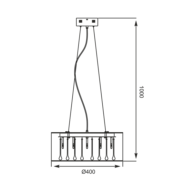 Подвесная люстра Zumaline ARTEMIDA RLD92193-5