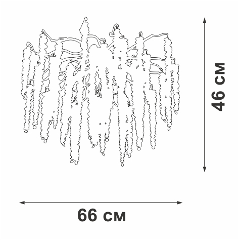 Потолочная люстра Vitaluce V28551-9/7PL