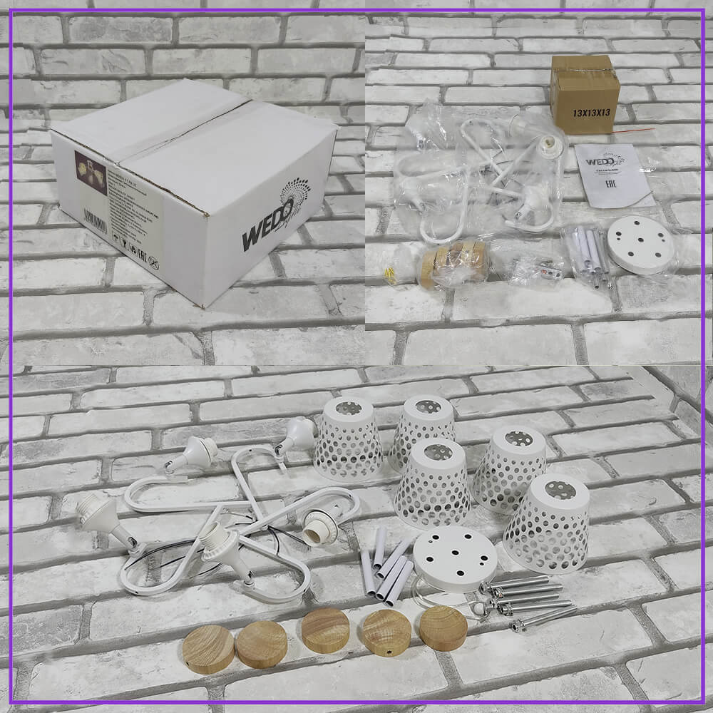 Потолочная люстра Seven Fires Karel SF3326/5C-WT-WD