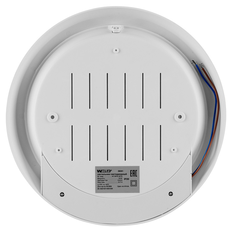 Настенно-потолочный светильник Wolta DBO01-20-6.5K-PIR