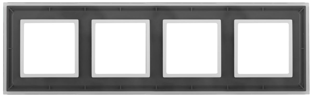 Рамка на 4 поста Эра Elegance 14-5104-00