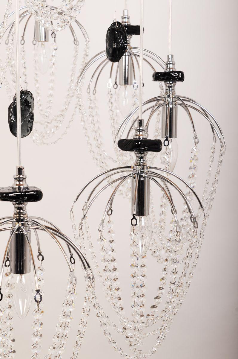 Подвесная люстра Abrasax Paula PL.5301-(10+5)+6CH-cristall