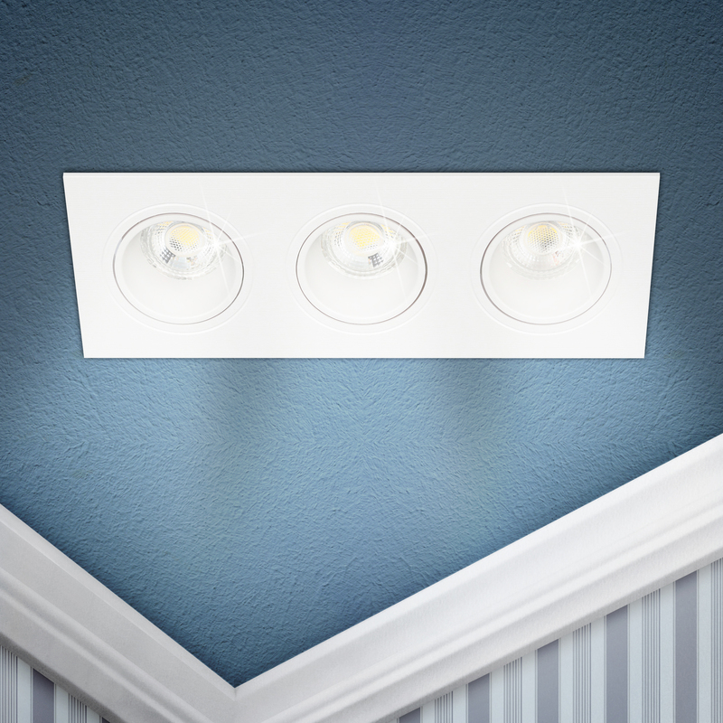 Встраиваемый светильник Эра KL90-3 WH Б0054372