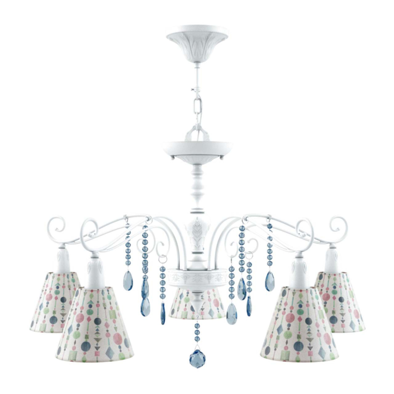 Подвесная люстра Lamp4you Provence E4-05-WM-LMP-O-17-CRL-E4-05-GB-DN