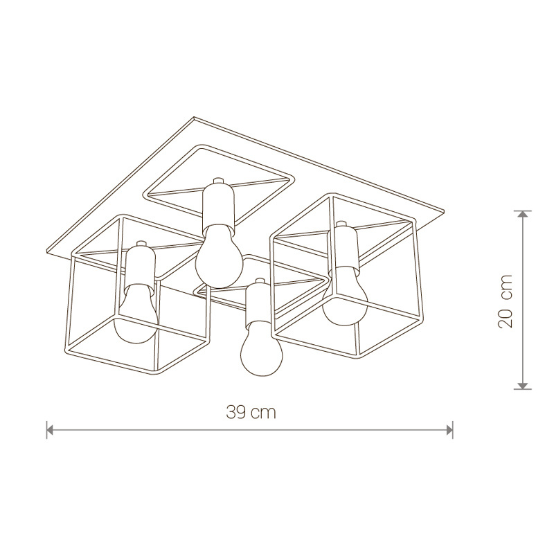 Потолочная люстра Nowodvorski Coba 9044