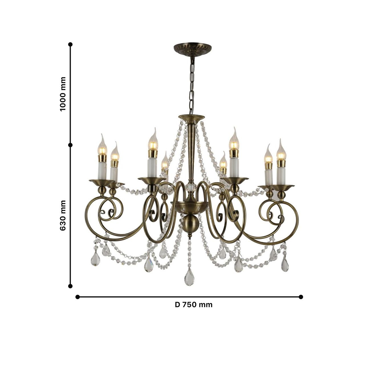 Подвесная люстра F-Promo Lereya 2572-8P