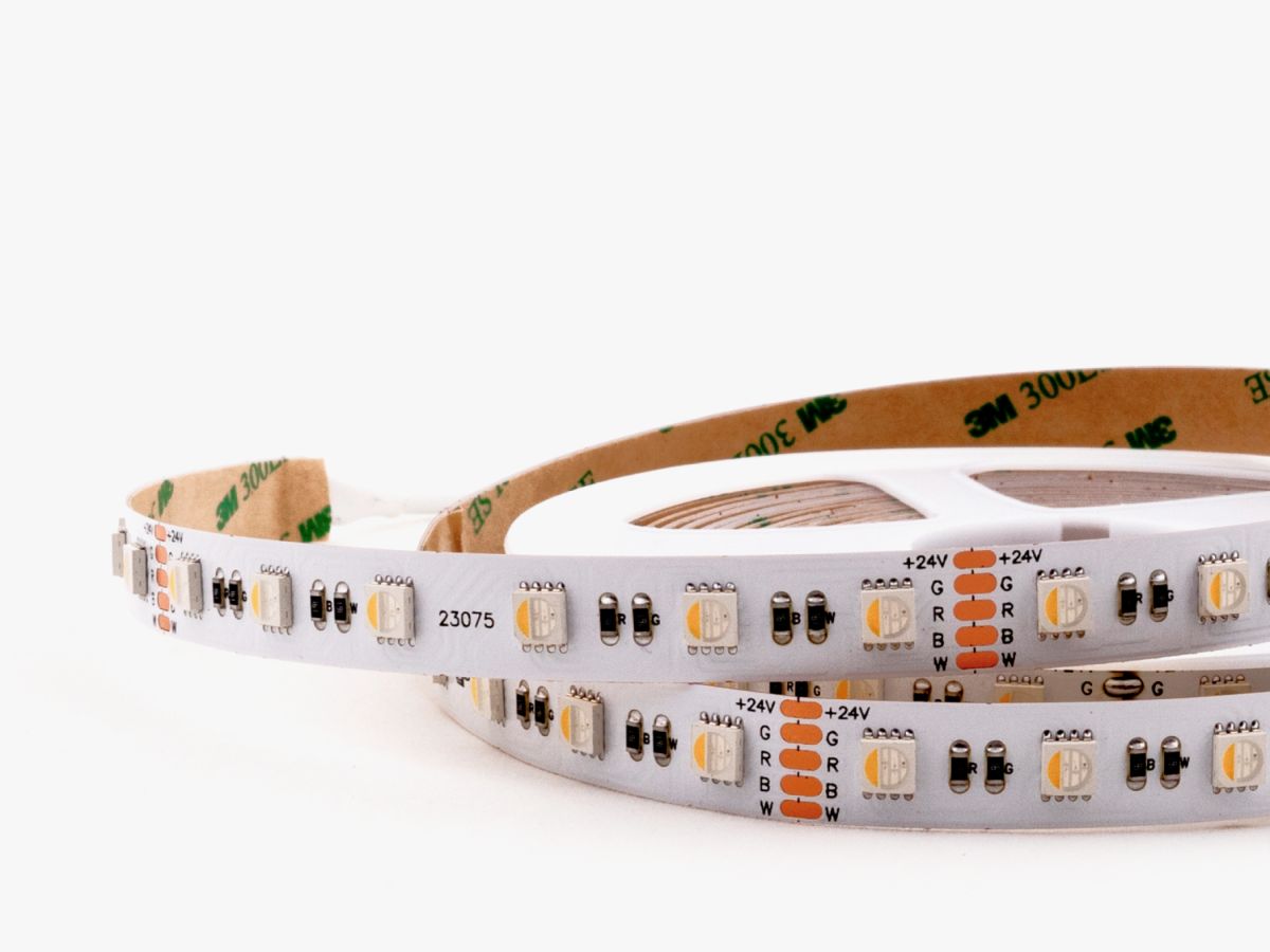 Светодиодная лента LEDS POWER 5050 60/м (19,2Вт/м) 24В RGBNW 004068